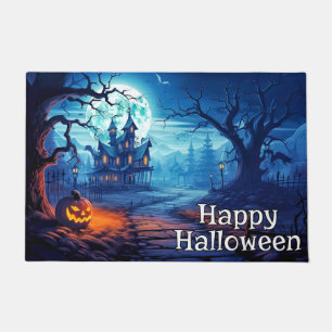 Paillasson Joyeux Halloween Maison hantée