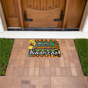 Paillasson "Joyeux Kwanzaa"
