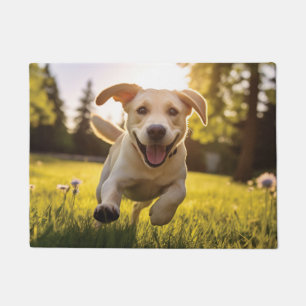 Paillasson Joyeux Labrador Puppy Running