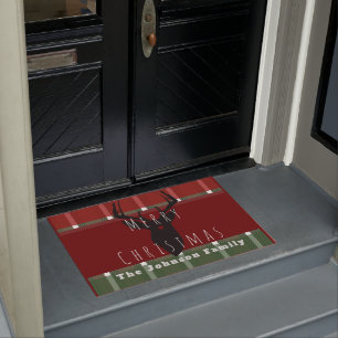 Paillasson Joyeux Noël Deer Buck Buffalo Famille