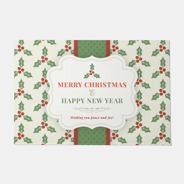 Paillasson Joyeux Noël et Bonne Année (Devant)