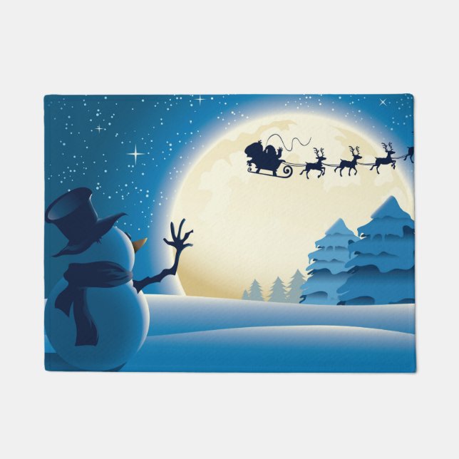 Paillasson Joyeux Noël et bonne année (Devant)