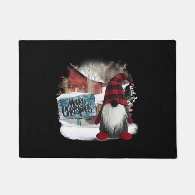 Paillasson Joyeux Noël Gnome (Devant)