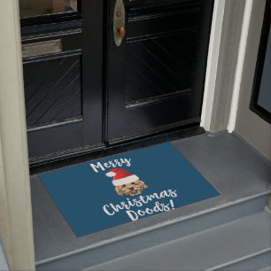 Paillasson Joyeux Noël Goldendoodle Funny Golden Doodle