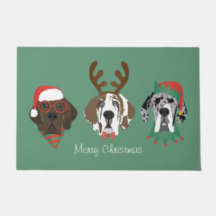 Paillasson Joyeux Noël Grands Chiens Danois