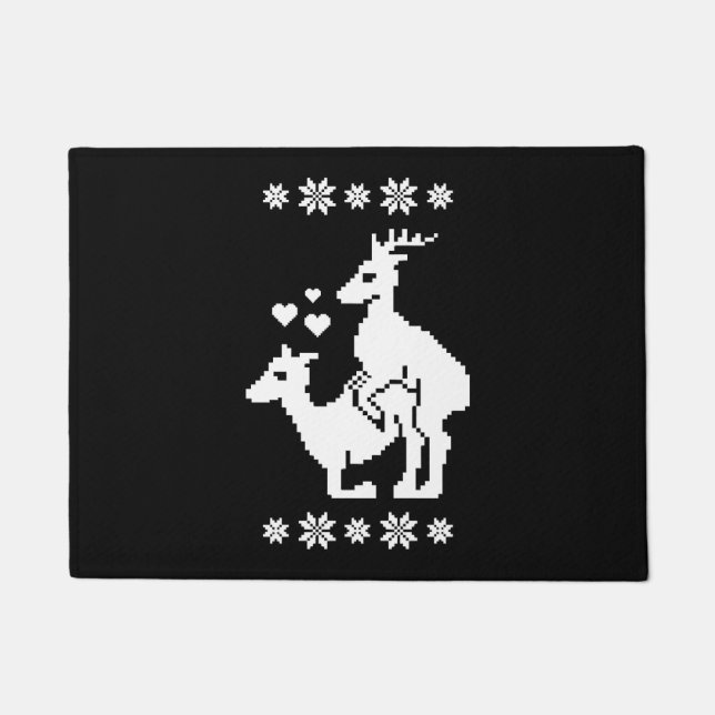 Paillasson Joyeux Noël moche (Devant)
