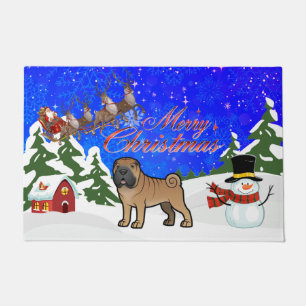 Paillasson Joyeux Noël Shar Pei
