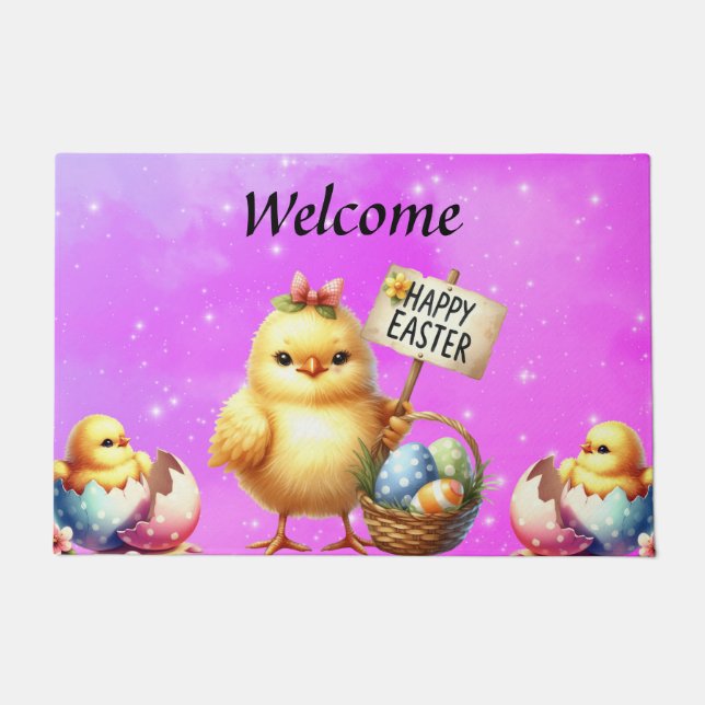 Paillasson Joyeux Pâques (Devant)