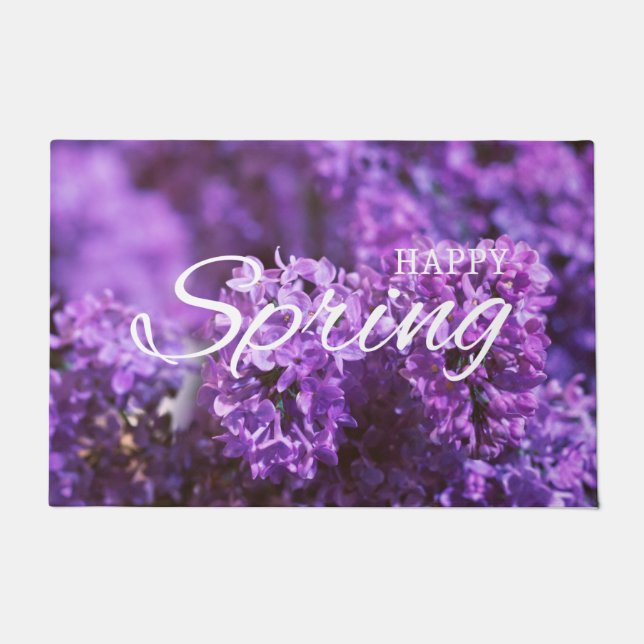 PAILLASSON JOYEUX PRINTEMPS FLORAL (Devant)