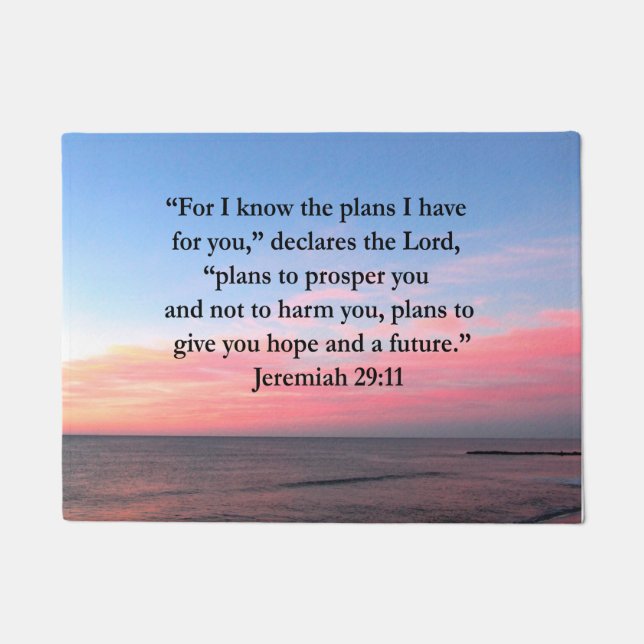 PAILLASSON JOYFUL JEREMIAH 29:11 SCELER (Devant)