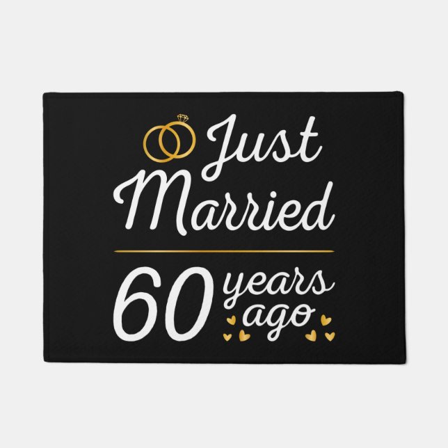 Paillasson Just Married 60 Years Ago II (Devant)