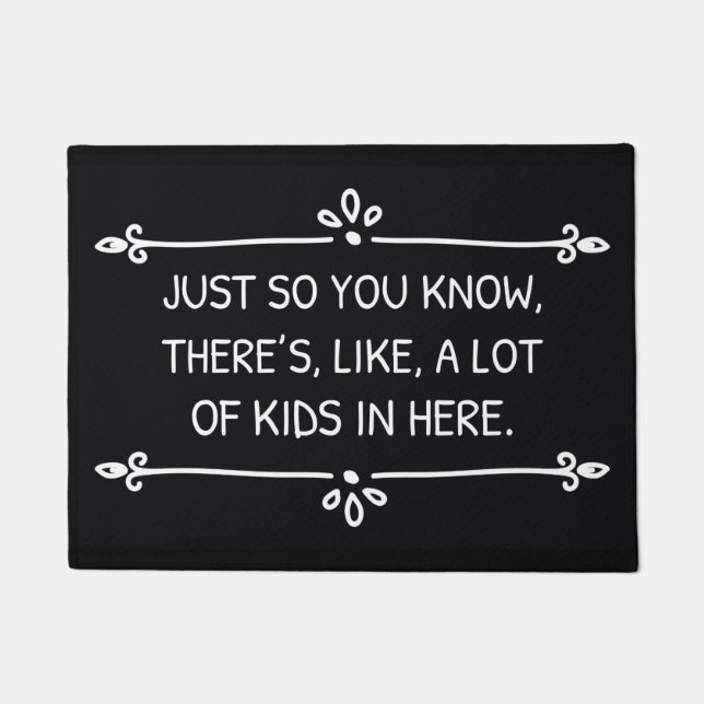 Paillasson Juste pour que vous sachiez qu’il y a beaucoup d’e (Devant)