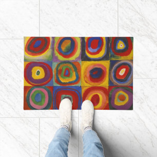 Paillasson Kandinsky Farbstudie Quadrate Carrés colorés