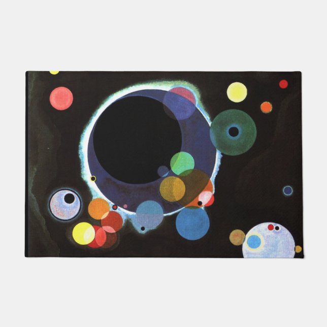 Paillasson Kandinsky - Several Circles, famous abstract art (Devant)