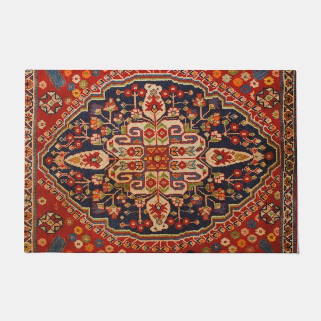 Paillasson Kashan Poshti Central Persian Ruban Print (Devant)