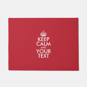 Paillasson KEEP CALM personnalisé et votre texte