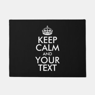 Paillasson KEEP CALM personnalisé et votre texte