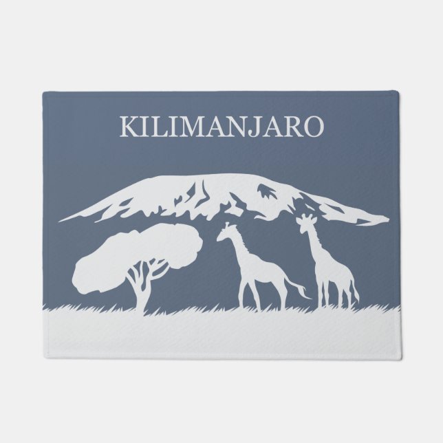 Paillasson Kilimanjaro (bleu) (Devant)