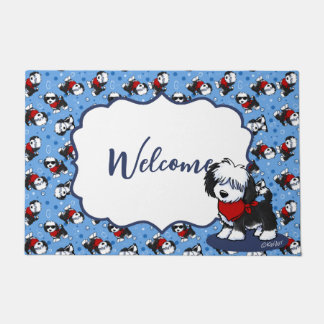 Paillasson KiniArt Cutieface Havanais mat de porte