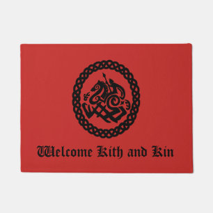 Paillasson Kith et silhouette d'Odin de parents