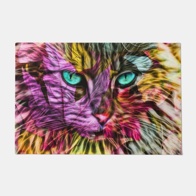Paillasson Kitty Chat Kitten Design artistique (Devant)