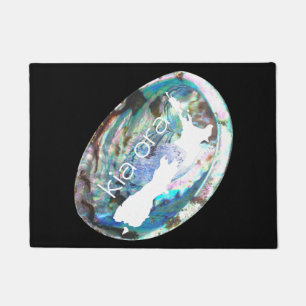 PAILLASSON KIWI NEW ZEALAND PAYS MAP PAUA SHELL KIA ORA