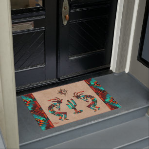 Paillasson Kokopelli Sud-Ouest Et Porte De Cactus
