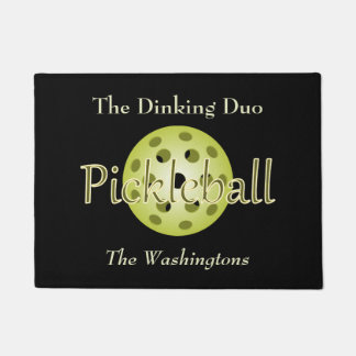 Paillasson La Balle de Pickleball du Duo Dinking