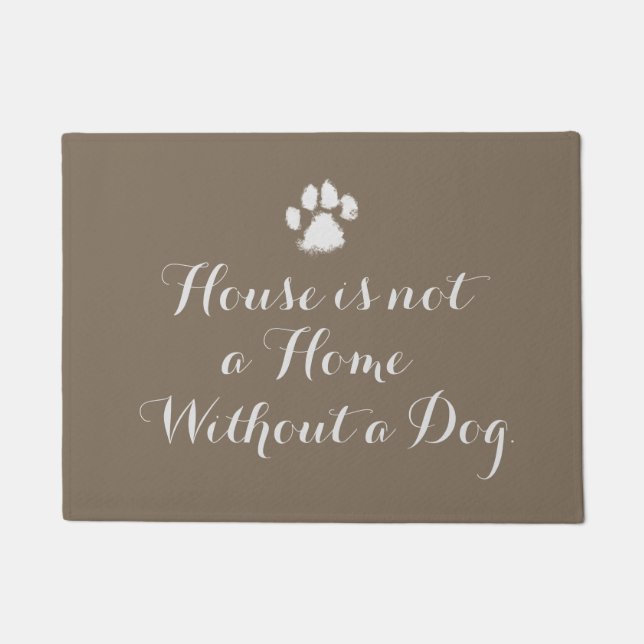 Paillasson La Chambre n'est pas une maison sans chien (Devant)