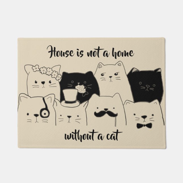 Paillasson La Chambre n'est pas une maison sans griffonnage (Devant)