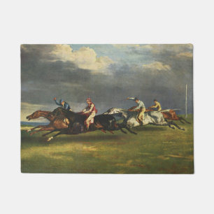Paillasson La course Epsom Derby Horse