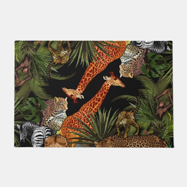 Paillasson La faune africaine Door Mat (Devant)
