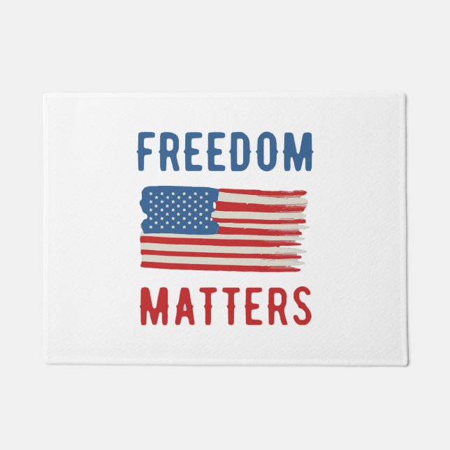 Paillasson La liberté est importante (Devant)