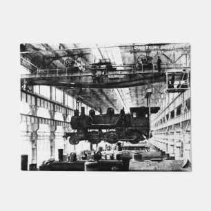 Paillasson La locomotive fonctionne le tronc grand de Battle