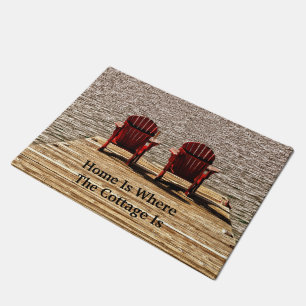 Paillasson La maison est où le cottage est