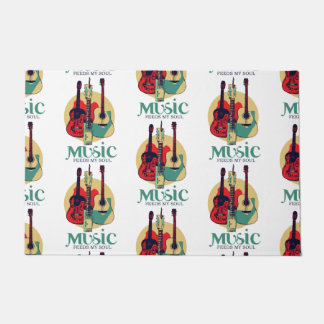 Paillasson La musique nourrit mon âme