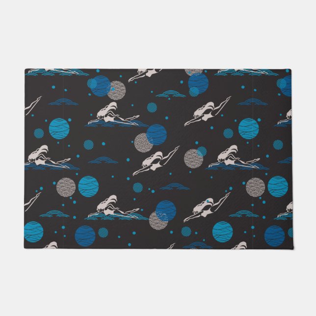 Paillasson La natation est ma passion et quelque chose que j' (Devant)