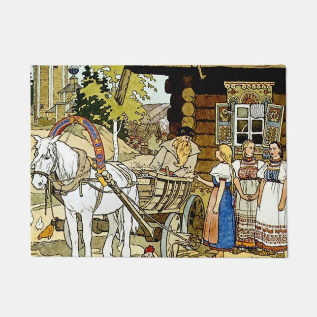 Paillasson "La plume du finiste" par Ivan Bilibin (Devant)