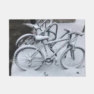 Paillasson La saison de bicyclette est terminée