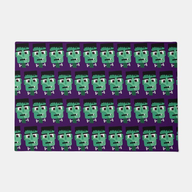 Paillasson La tête du monstre Frankenstein (Devant)