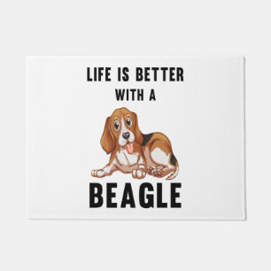 Paillasson La vie est meilleure avec un Beagle
