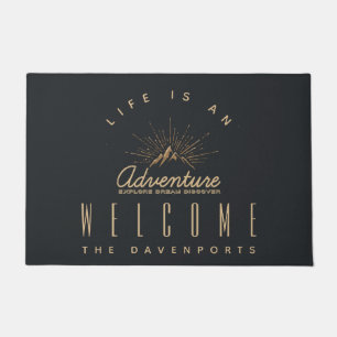 Paillasson La vie est une aventure Explore Dream Découvrir