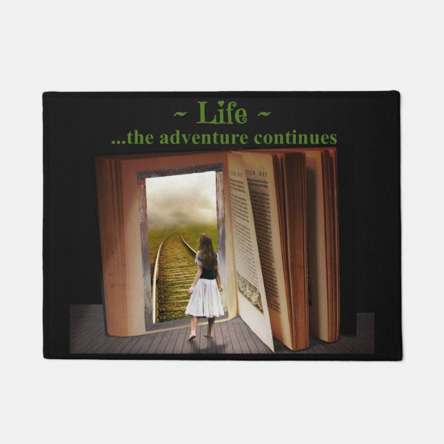 Paillasson La vie, l'aventure continue (Devant)