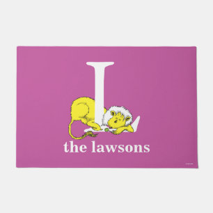 Paillasson L'ABC de Dr Seuss : Lettre L - Blanc Ajoutez vot