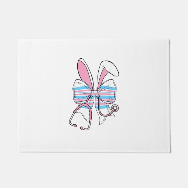 Paillasson Labor And Delivery Nurse Easter Bunny Ears Baby Bl (Devant)