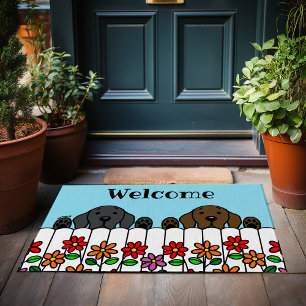 Paillasson Labrador Duo Vous regarde Welcome Doormat