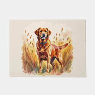 Paillasson Labrador Retriever Chien Rouge Renard