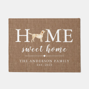 Paillasson Labrador Retriever Home Sweet Home Doormat