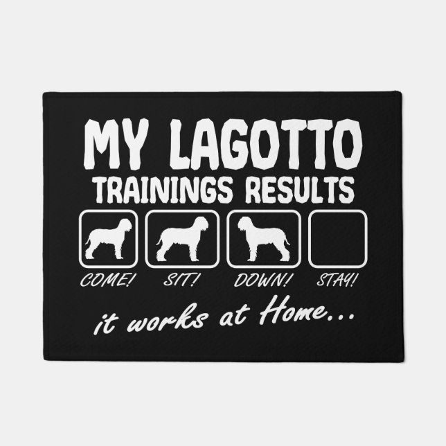 Paillasson Lagotto Romagnolo Dog Trainings Results Funny (Devant)