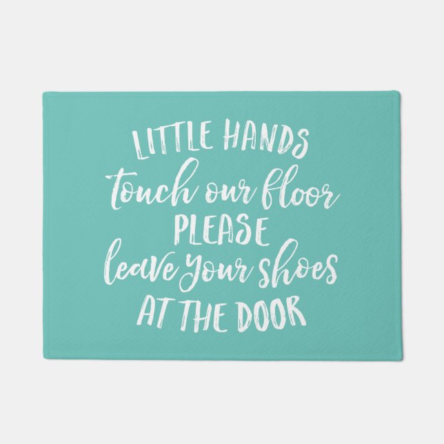 Paillasson Laissez vos chaussures à la porte (Devant)